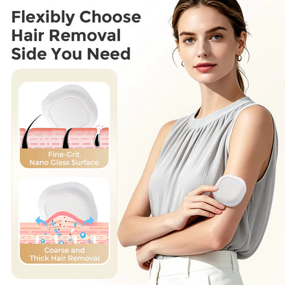 Double-Sided Nano Glass Epilator & Exfoliating Hair Remover
