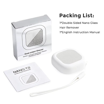 Double-Sided Nano Glass Epilator & Exfoliating Hair Remover